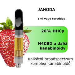 HHCp cartridge JAHODA