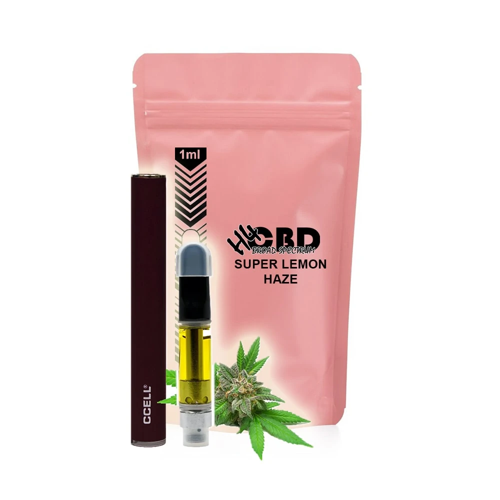 H4CBD Vape Pen 1ml SUPER LEMON HAZE - Energické Povzbuzení Motivace