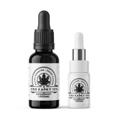 Extra konopné CBD kapky 10% - z českého konopí