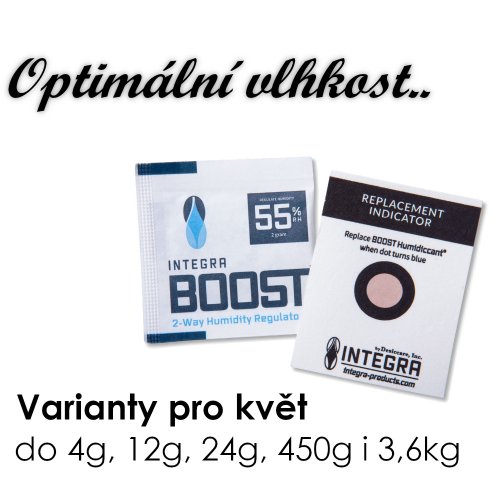 Integra Boost 55% RH - Integra: 1g - 55% RH pro květy do 4g (bez detekční karty)