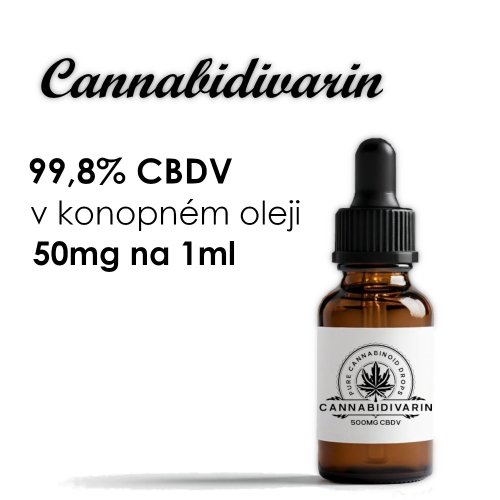 PureCannabinoids - CBDV olej (kapky)