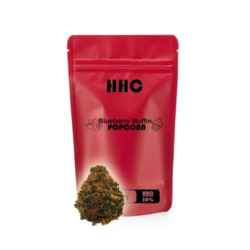HHC -  Květ konopí Blueberry Muffin popcorn 30%
