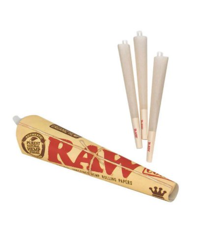 RAW Classic dutinky (cones) King Size - Balení: 3ks - v kornoutu