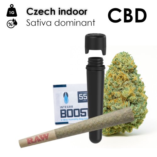CBD Joint (preroll) Sour Haze - Czech indoor