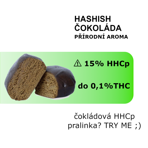 HHCp hashish Čokoláda
