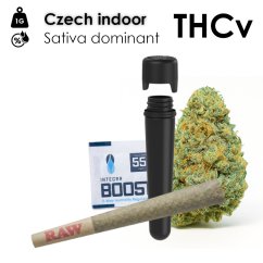 THCV Joint (preroll) Sour Haze - Czech indoor